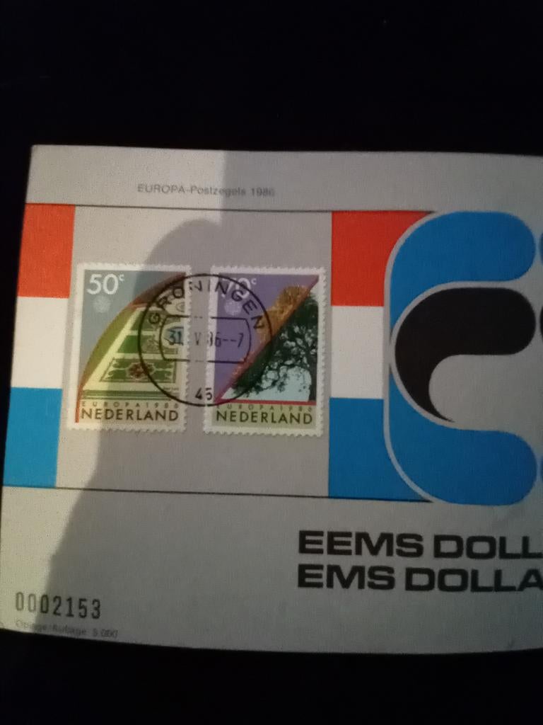 Eerste dag envelop Eems Dollard regio., Postzegels en Munten, Postzegels | Nederland, Ophalen of Verzenden