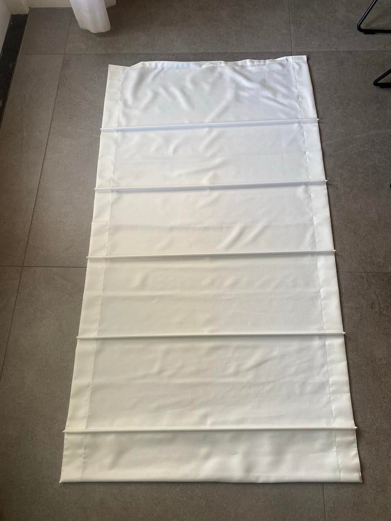 Wit rolgordijn van Sunway, Gebruikt, Wit, 100 tot 150 cm, 50 tot 100 cm