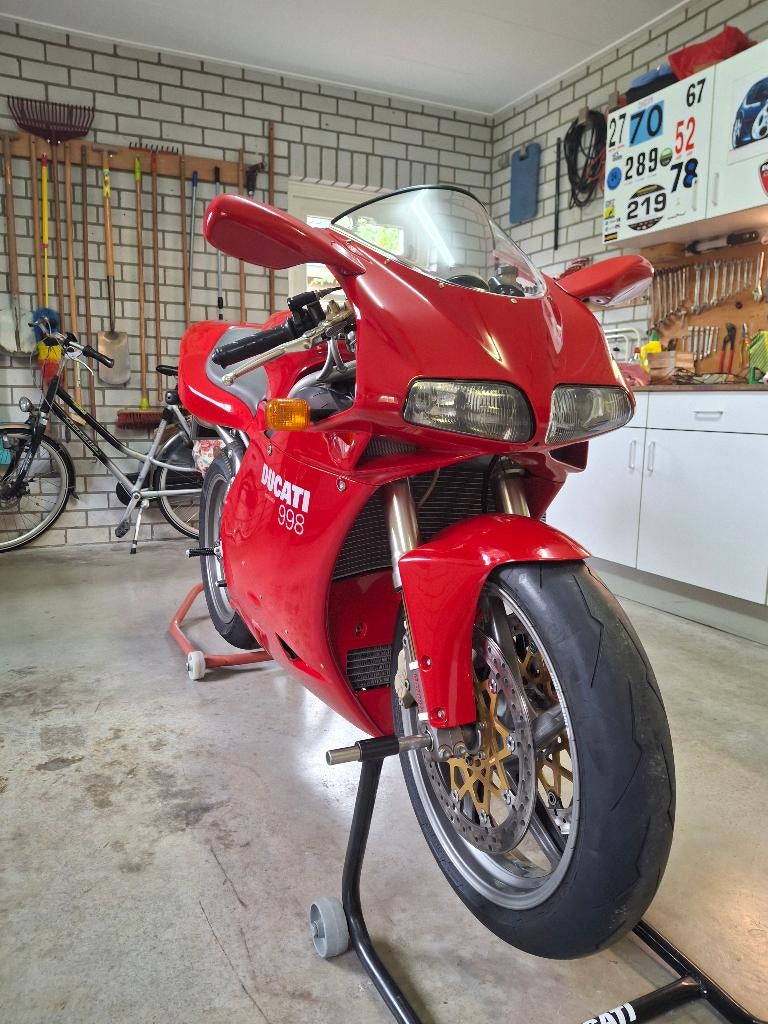 Ducati 998 bip/mono, Motoren, 2 cilinders, Sportuitlaat, Motorrijbewijs A, Gebruikt