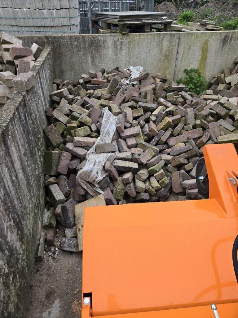 Gebakken klinkers, Tuin en Terras, Tegels en Klinkers, Ophalen, Overige materialen, Gebruikt, Klinkers