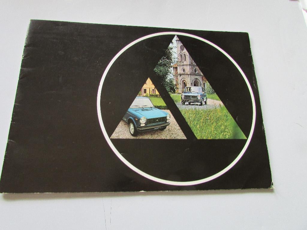 AUTOBIANCHI A 112 EN ABARTH, BROCHURE, Ophalen of Verzenden, Gelezen, Overige merken, Autobianchi