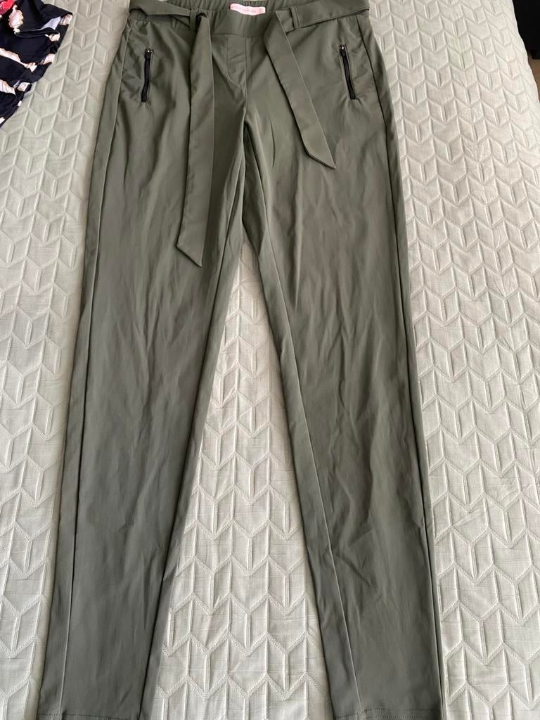 Zgan studio Anneloes broek L, Ophalen of Verzenden, Zo goed als nieuw, Groen, Lang