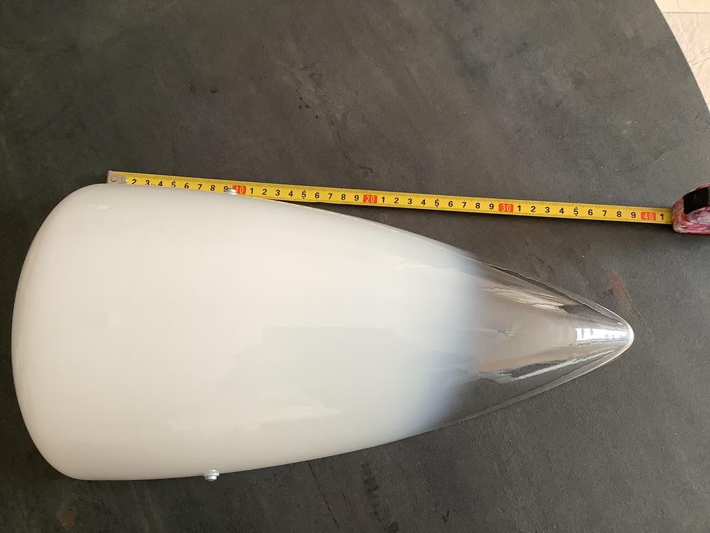 2 x Vistosi Murano glazen design wandlampen, Huis en Inrichting, Lampen | Wandlampen, Ophalen, Zo goed als nieuw, Glas