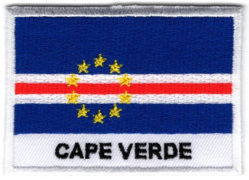 Kaapverdië stoffen opstrijk patch embleem, Verzamelen, Ophalen of Verzenden, Nieuw, Shirt
