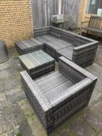 Loungeset met kussens, Tuin en Terras, 5 zitplaatsen, Ophalen of Verzenden, Zo goed als nieuw, Loungeset