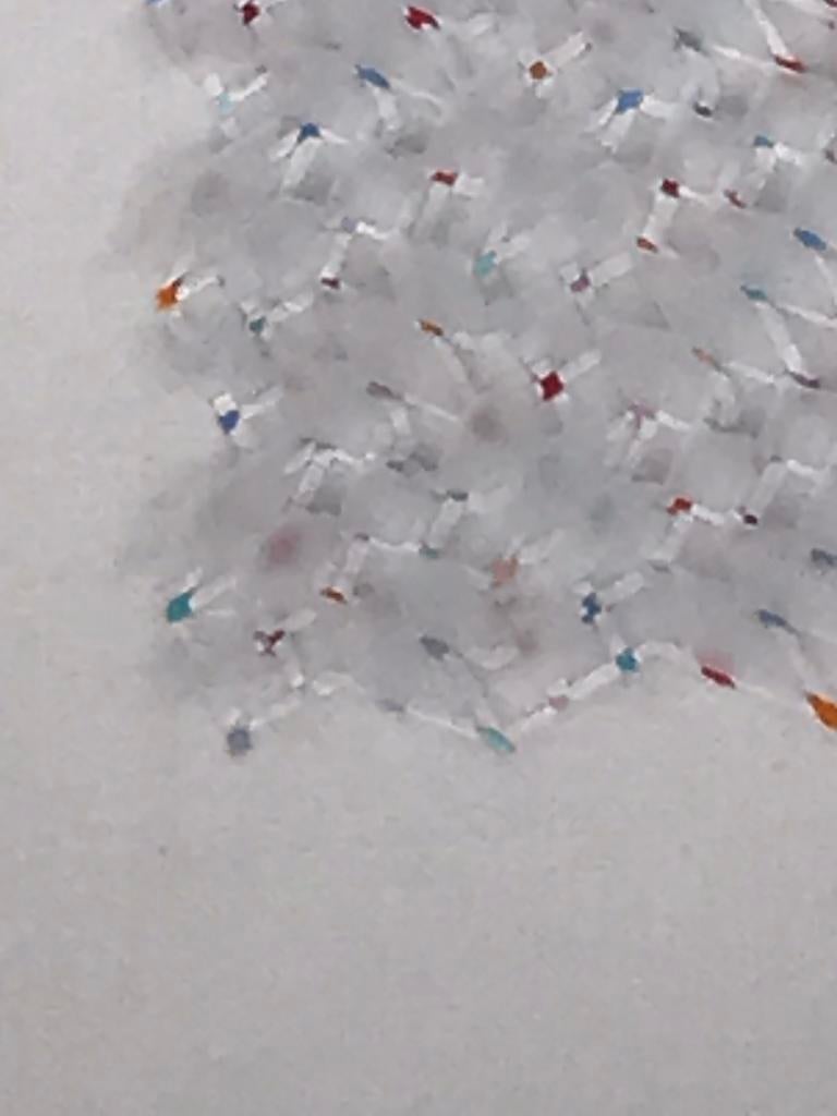 Helene Briels, glas en textiel object, Ophalen