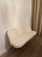 Crèmekleurig teddy bankje / zitbankje, 150 tot 200 cm, Tweepersoons, 75 tot 100 cm, Ophalen of Verzenden