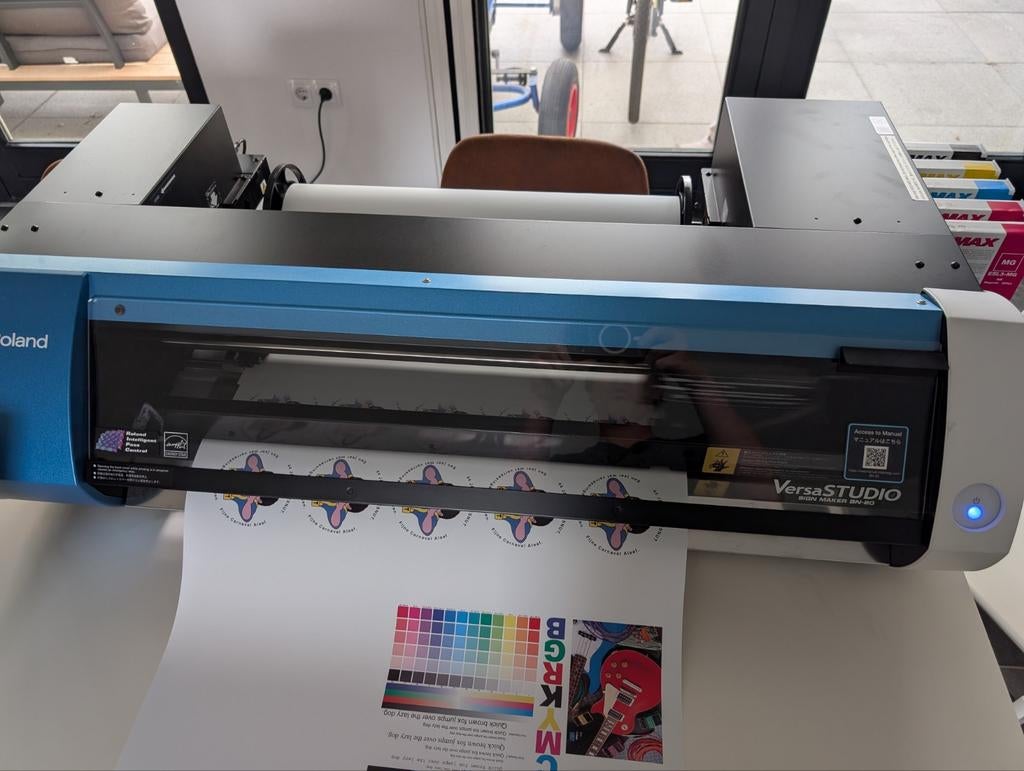 Roland BN-20 BN20 voor stickers en shirt transfers plotter, Computers en Software, Printers, Ophalen, Overige technieken