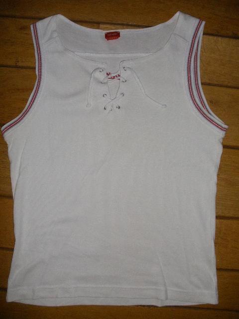 ESPRIT t- shirt mouwloos wit maat L, Kleding | Dames, Tops, Zo goed als nieuw, Maat 38/40 (M), Wit, Zonder mouw, Ophalen of Verzenden