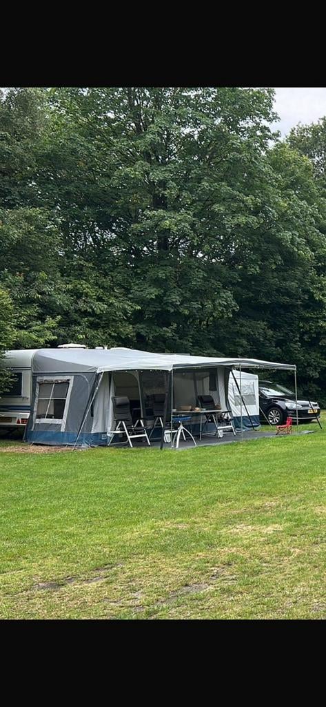 Gepimpte Hobby Elegance 430, Caravans en Kamperen, Hobby, Kleine zit, Uitbouw voortent, Tot en met 3