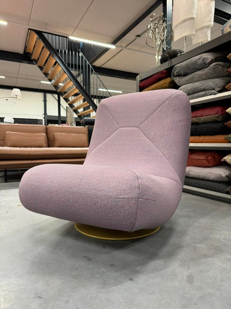 Nieuw Label Bean Fauteuil Lavendel Stof Design draai stoel, Nieuw, 75 tot 100 cm, Ophalen of Verzenden, Stof