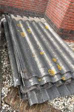 Golf dakplaten + nokken, Doe-het-zelf en Verbouw, Dakpannen en Dakbedekking, Zwart, 15 m² of meer, Metaal, Ophalen