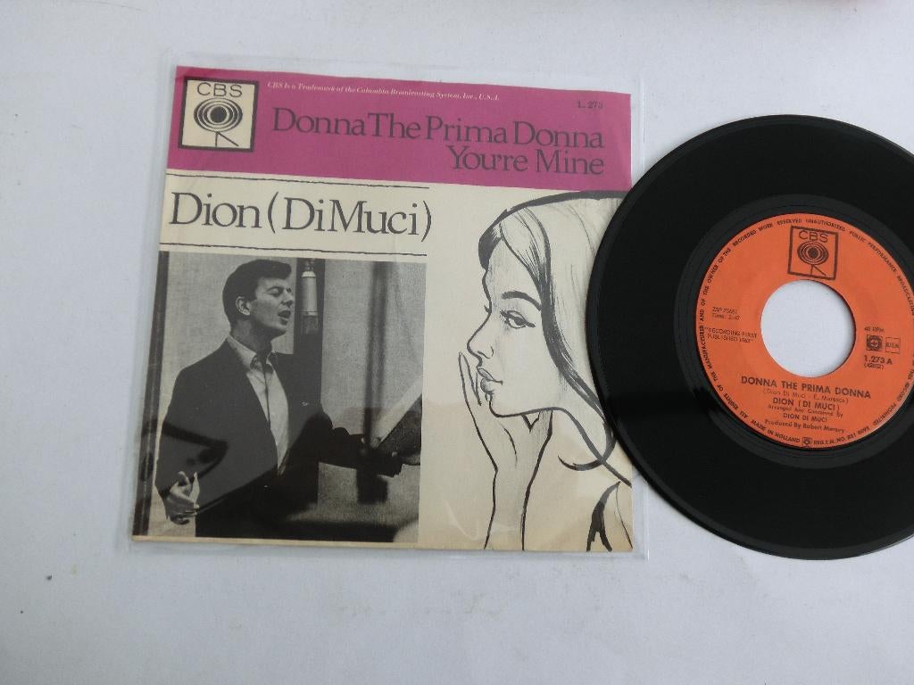 Dion Donna the prima Donna, 7 inch, Single, Ophalen of Verzenden, Zo goed als nieuw