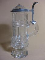 Antiek kristallen bierpul 19e eeuw, Antiek en Kunst, Antiek | Glas en Kristal, Ophalen of Verzenden