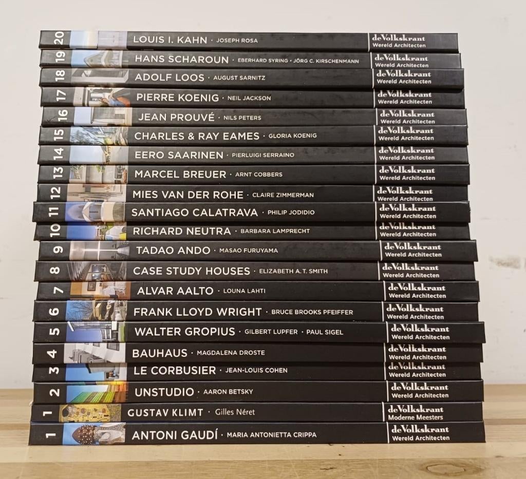 Taschen De Volkskrant - Encyclopedie Wereld Architecten, Boeken, Kunst en Cultuur | Architectuur, Zo goed als nieuw, Architecten