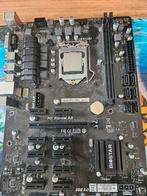 Biostar TB250-BTC PRO v6.3 Intel i7 7700k - werking onbekend, Gebruikt, LGA1151, DDR4, Ophalen of Verzenden