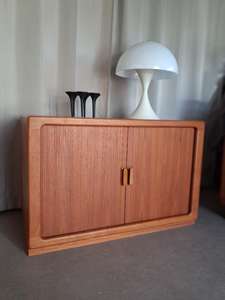 CFC Silkeborg Deens design dressoir retro jaren 60 kast teak, Ophalen, Gebruikt, 25 tot 50 cm