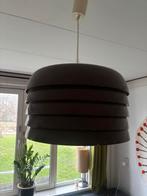 Donkerbruine space age hanglamp met lagen, Ophalen of Verzenden, Gebruikt, Metaal, Minder dan 50 cm