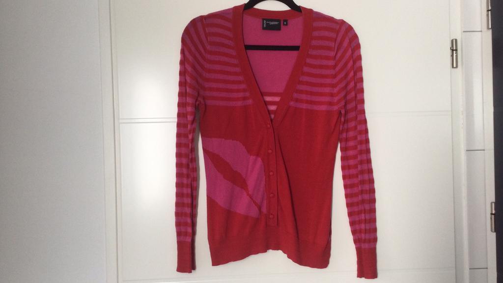 Rode Marlies Dekkers kus lippen vestje maat S, Ophalen of Verzenden, Zo goed als nieuw, Rood
