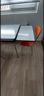 Vintage retro keukentafel met stoelen jaren 60/70, Ophalen, Overige materialen, Gebruikt, Vintage