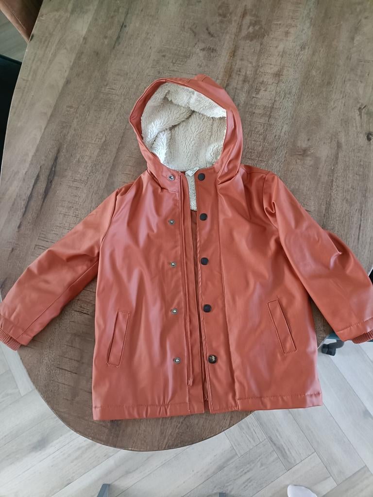 Regenjas Hema maat 98 - 104 gevoerd., Jongen of Meisje, Ophalen of Verzenden, Zo goed als nieuw, Hema