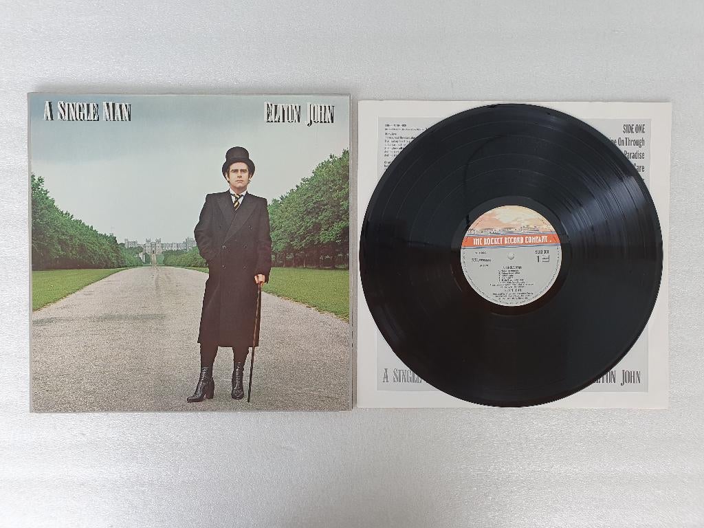LP Elton John - A Single Man, Ophalen of Verzenden, Gebruikt, 12 inch