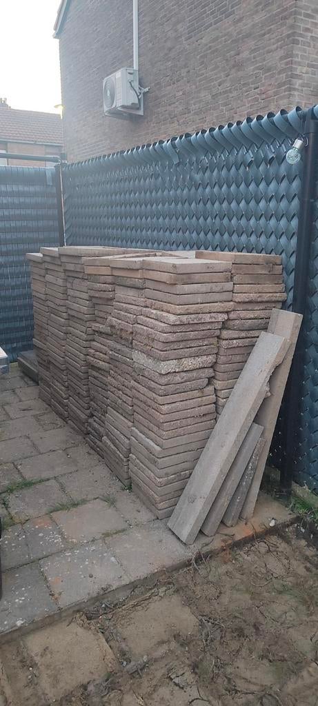 Gratis tuintegels, Ophalen of Verzenden, Gebruikt