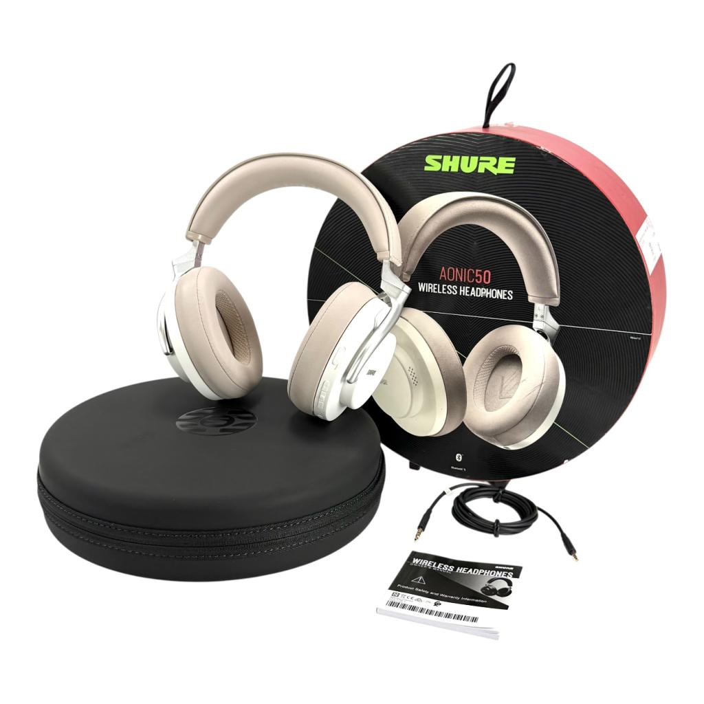 Shure AONIC 50 White - Draadloze noise cancelling koptelefoo, Audio, Tv en Foto, Koptelefoons, Flex Ltd., Zo goed als nieuw, https://flex.com/contact-us