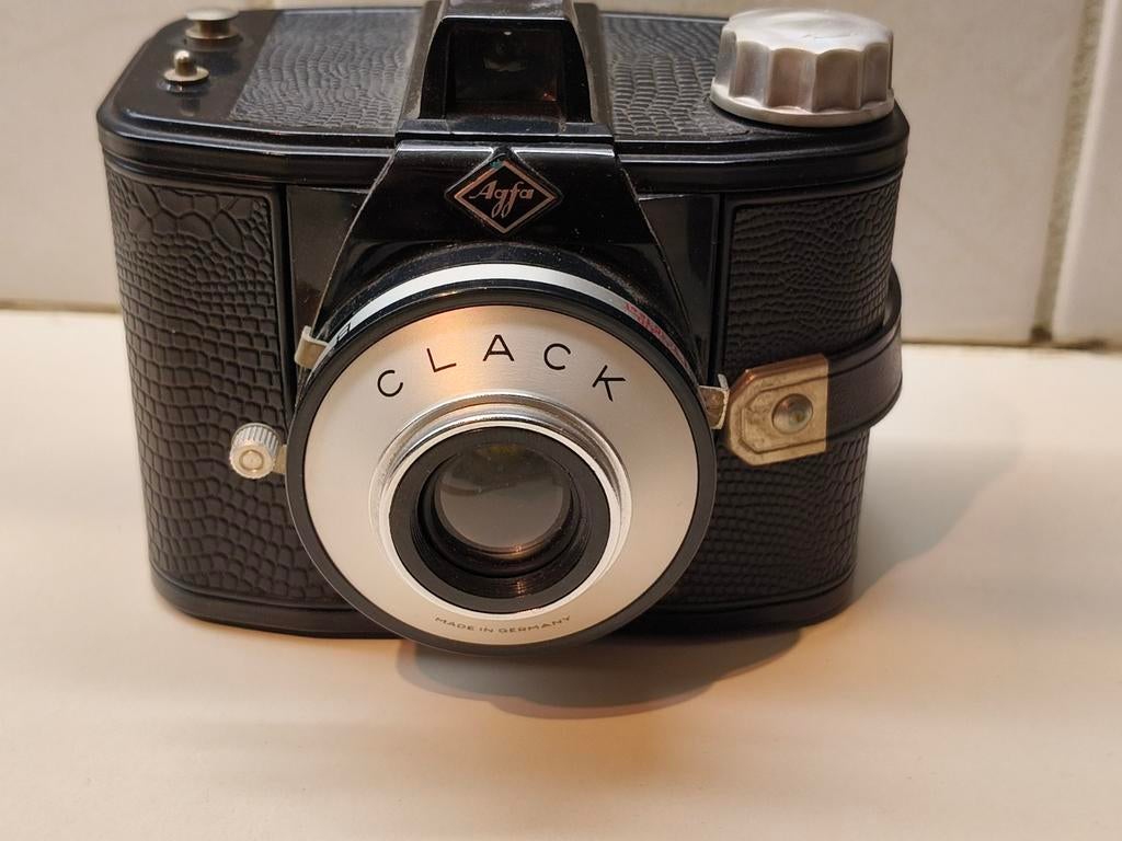 Vintage Agfa Clack camera - Klassieke analoge camera, Ophalen of Verzenden, Gebruikt, Compact, Overige Merken