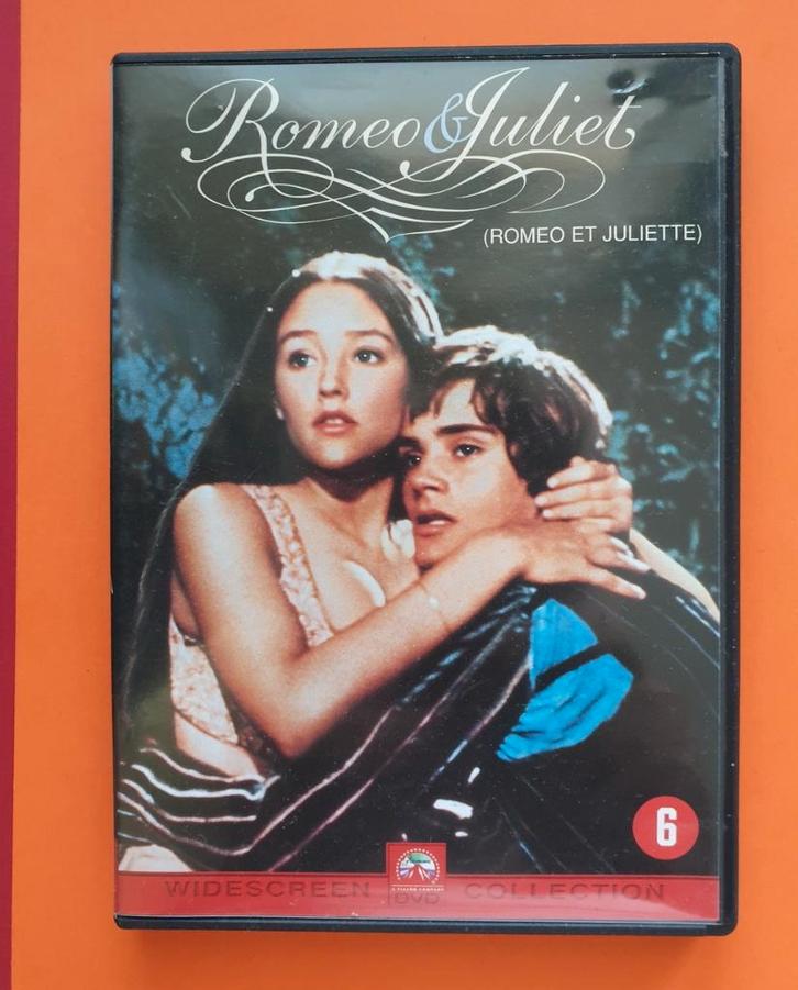 DVD "Romeo en Juliet" Olivia Hussey en Leonard Whiting, Cd's en Dvd's, Dvd's | Klassiekers, Gebruikt, Drama, 1980 tot heden, Alle leeftijden