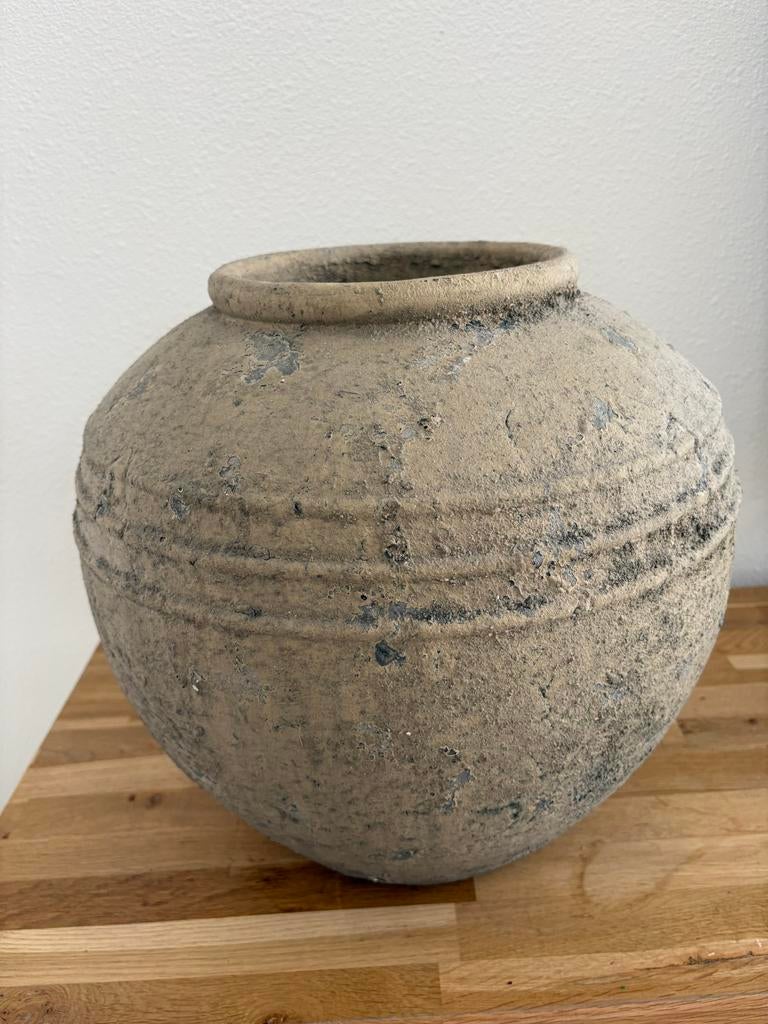 Grote authentieke landelijke pot/vaas van Brynxz, Ophalen, Overige kleuren, 50 tot 75 cm, Aardewerk of Porselein