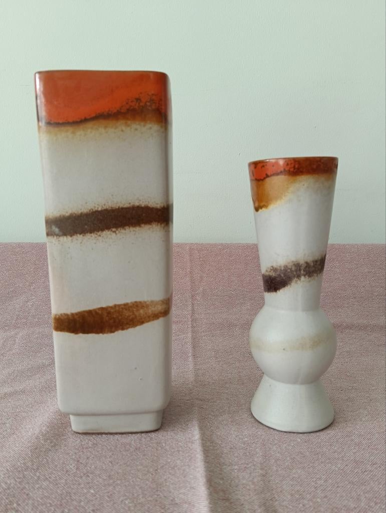 Strehla keramiek set vazen, Antiek en Kunst, Ophalen of Verzenden