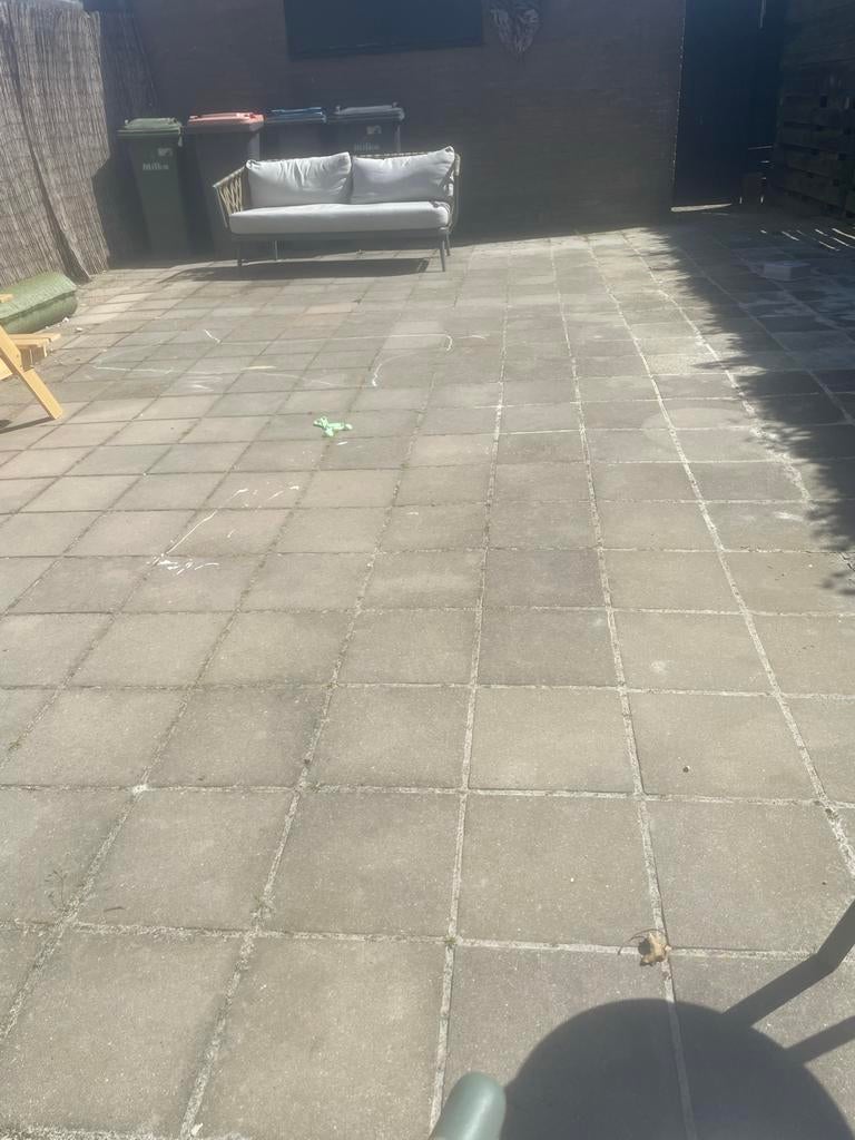 Gebruikte terrastegels - Ideaal voor tuin of pad, Doe-het-zelf en Verbouw, Tegels, Ophalen, Overige materialen, Gebruikt, 20 tot 40 cm