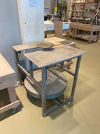 *GRATIS* Oude pottenbakkers schop draaischijf, Ophalen, Gebruikt