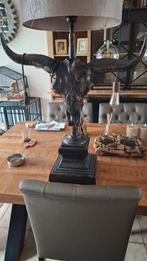 2 Grote Zware Massieve Skull Lampen - Unieke Stijl, Ophalen of Verzenden, Gebruikt, Industrieel, Stoer, Uniek