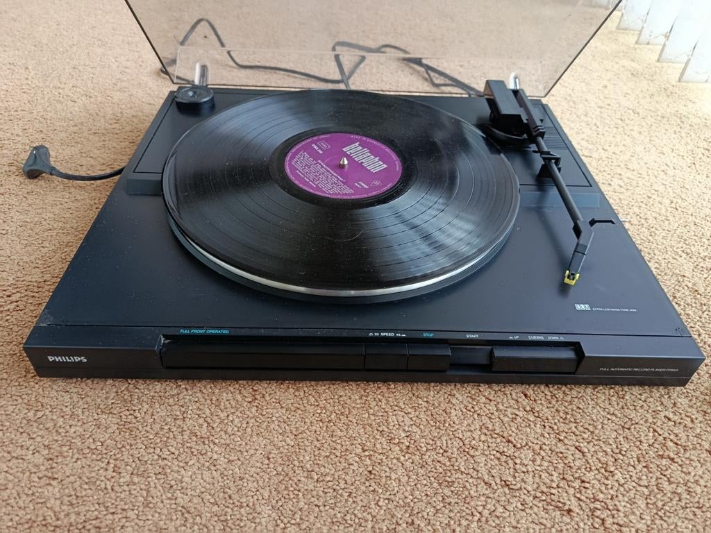 Philips FP563 vol automatische draaitafel met nieuwe naald, Ophalen of Verzenden, Zo goed als nieuw, Philips