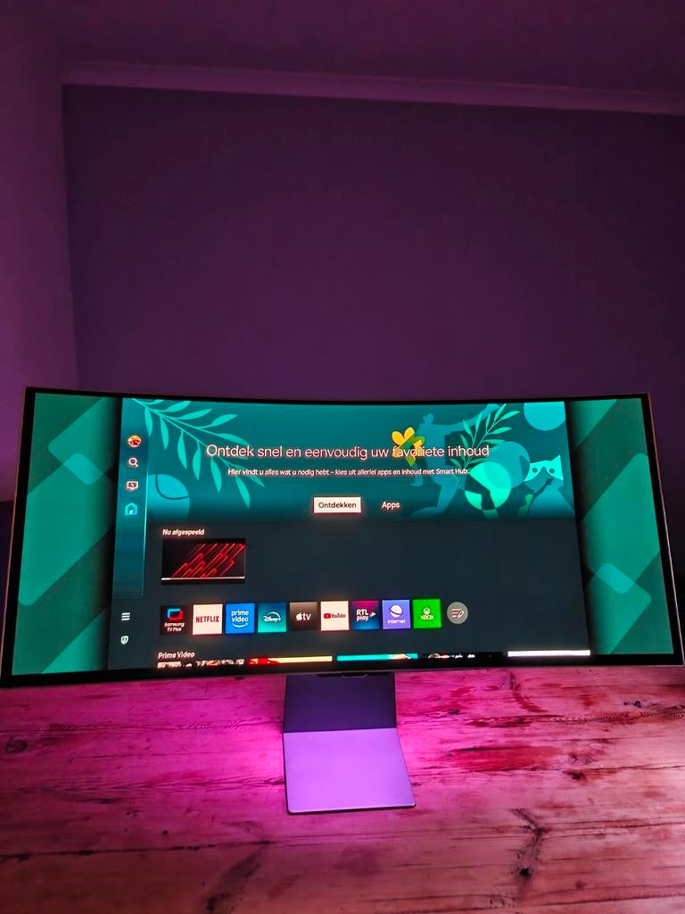 Samsung Odyssey G8 OLED - 3440x1440 - 175hz - Curved - 34", Gaming, Curved, Zo goed als nieuw, Overige typen