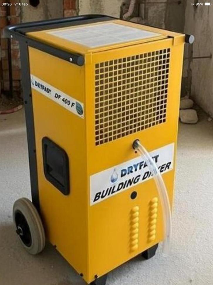 Bouwdroger Dryfast 400F.  35€/week.  140€/maand +ventilator, Doe-het-zelf en Verbouw, Verwarming en Radiatoren, Zo goed als nieuw