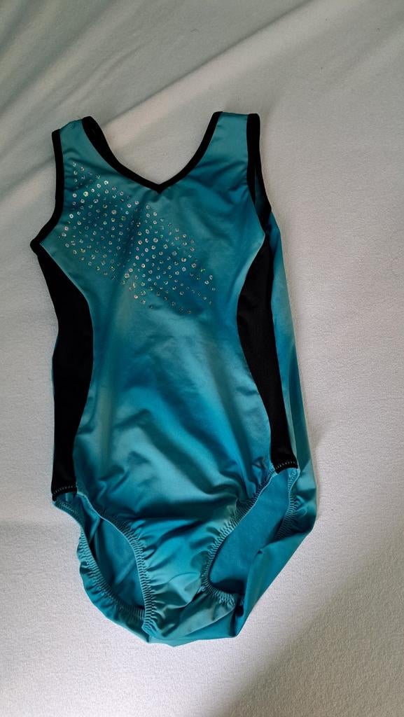 Turnpakje, blauw zwart, Maat 36 t/m 42, Ophalen of Verzenden, Zo goed als nieuw, Turnpak(je)