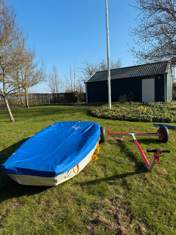 Prachtige Dragon Marine optimist, met allle toebehoren !, Watersport en Boten, Zeilen en Zeiltoebehoren, Zo goed als nieuw, Overige typen