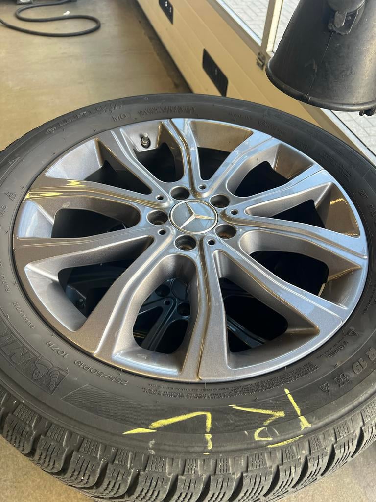 255 50 R19 107 H Velgenset met winterban Mercedes GLE (2017), Auto-onderdelen, Banden en Velgen, Ophalen, Gebruikt, 255 mm, Banden en Velgen