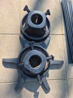 2x kerstboom voet zwart kunsstof, Diversen, Kerst, Ophalen