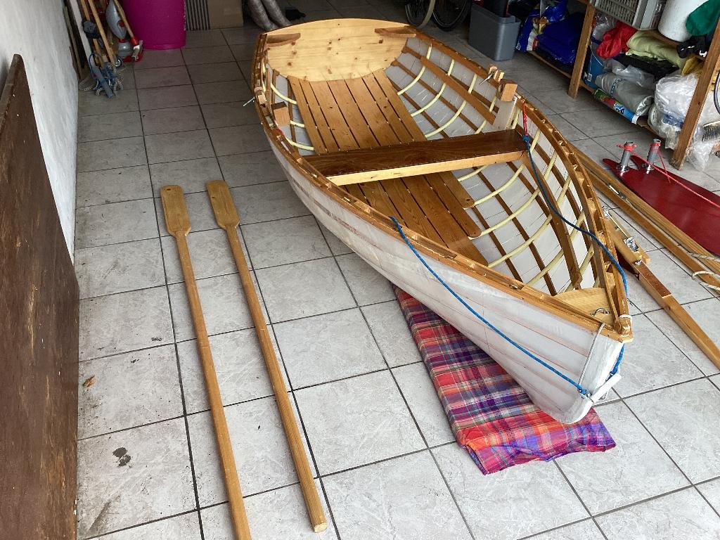 Bijboot lichtgewicht, model Westport dinghy, Ophalen, Nieuw, Hout