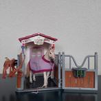 Schleich paard met stal, Kinderen en Baby's, Speelgoed | Actiefiguren, Ophalen of Verzenden, Zo goed als nieuw