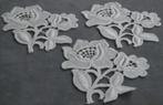 vintage  kanten bloem applicatie, Ophalen of Verzenden, Nieuw