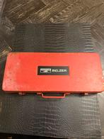 Sandvik Belzer doppenset in metalen koffer, Ophalen of Verzenden, Gebruikt