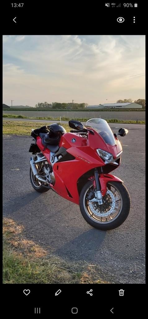 Honda VFR 800 V-TEC ABS 2014 | Orig. Koffers + Topkoffer, Motoren, Particulier, Toermotor