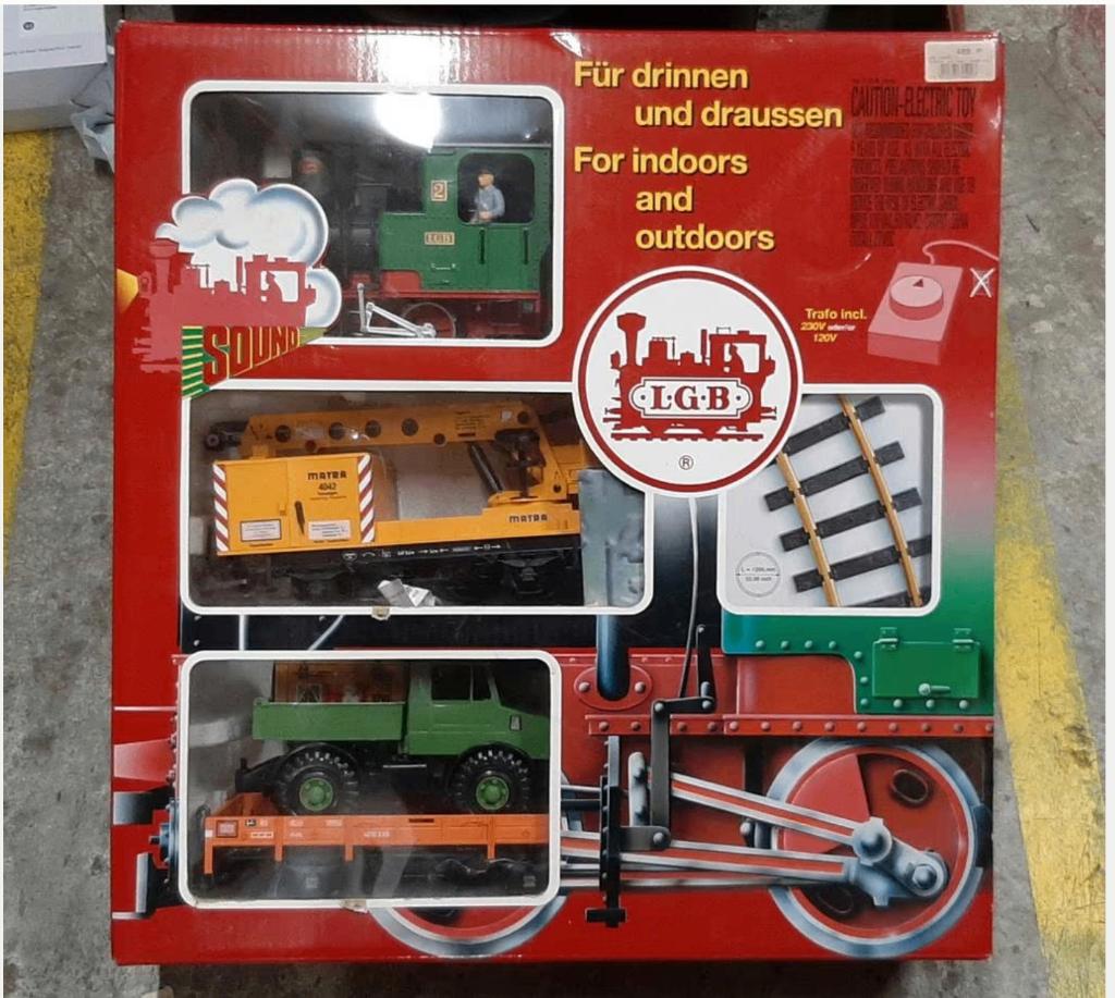 treinstel LGB 70402 Güterzug-Starter, starterset, Overige merken, Treinset, Gelijkstroom, .