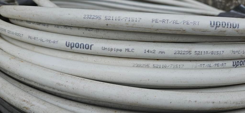 Uponor Unipipe MLC 14x2 mm buis, ongeveer 40 meter, Ophalen of Verzenden