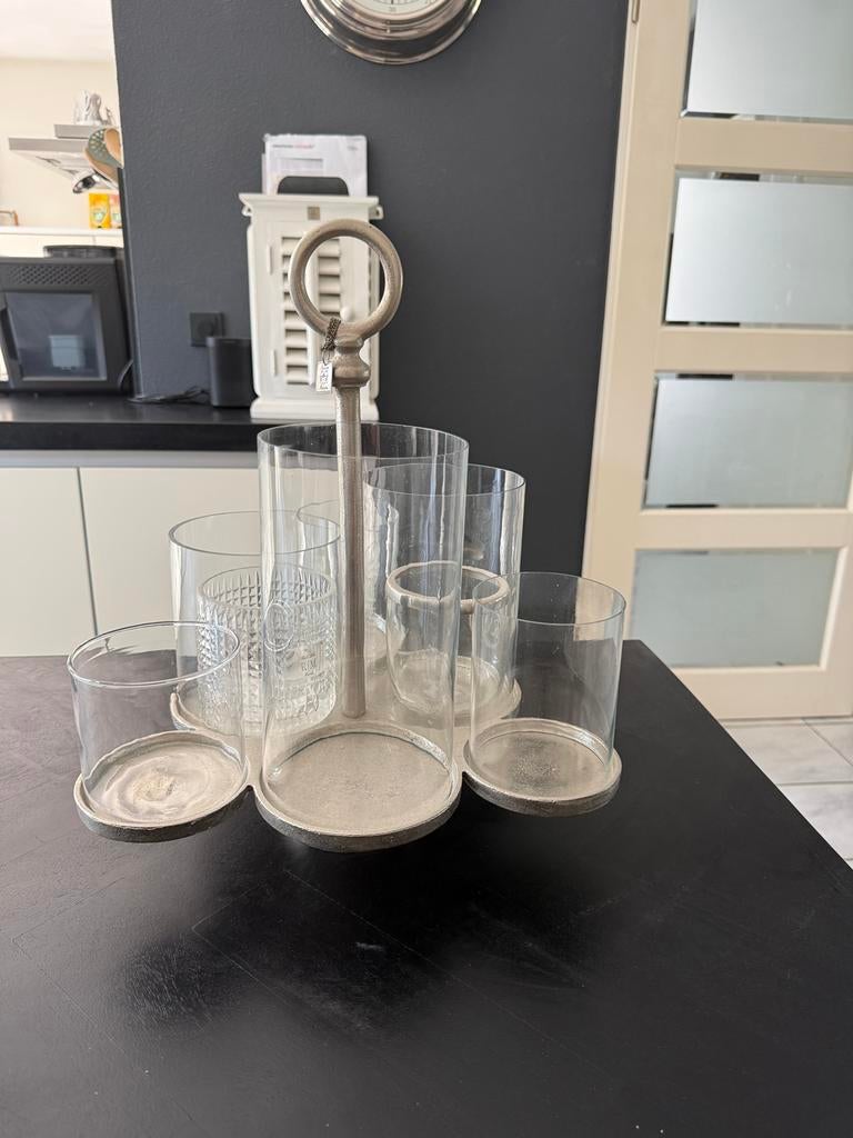 Riviera maison Hurricane Lissabon, Gebruikt, 25 tot 50 cm, Ophalen of Verzenden, Metaal